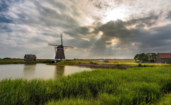 Netherlands windmill