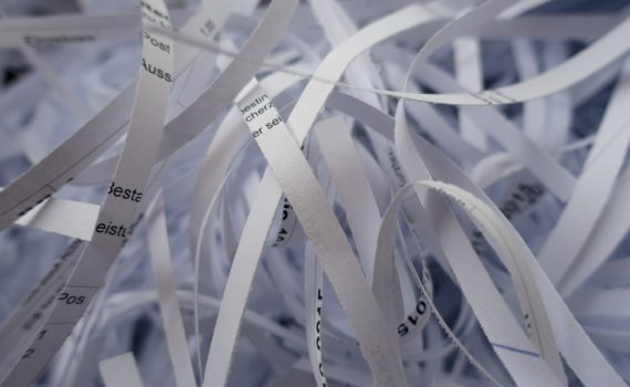 Shredded paper secrets